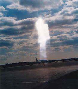 Angel/Scalar Light in the clouds