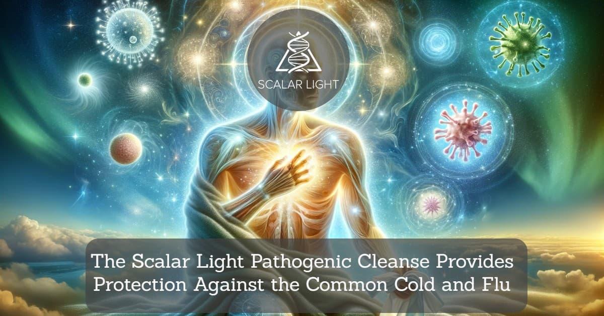 cold and flu protection with the scalar light pathogenic cleanse