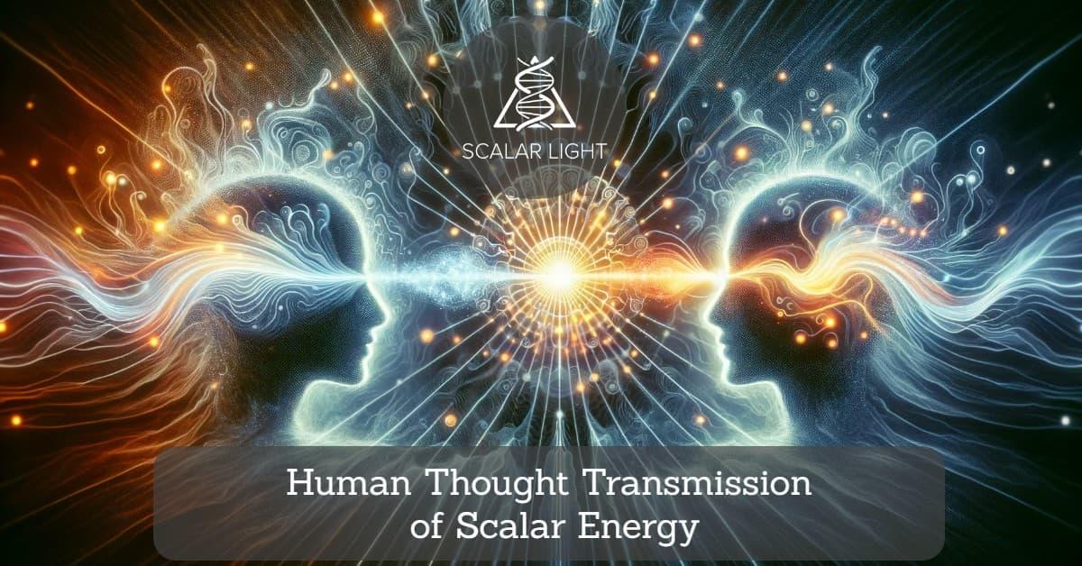 Human Thought Transmission of Scalar Energy