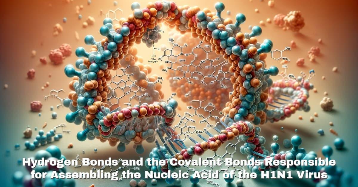 Hydrogen Bonds and the Covalent Bonds Responsible for Assembling the Nucleic Acid of the H1N1 Virus