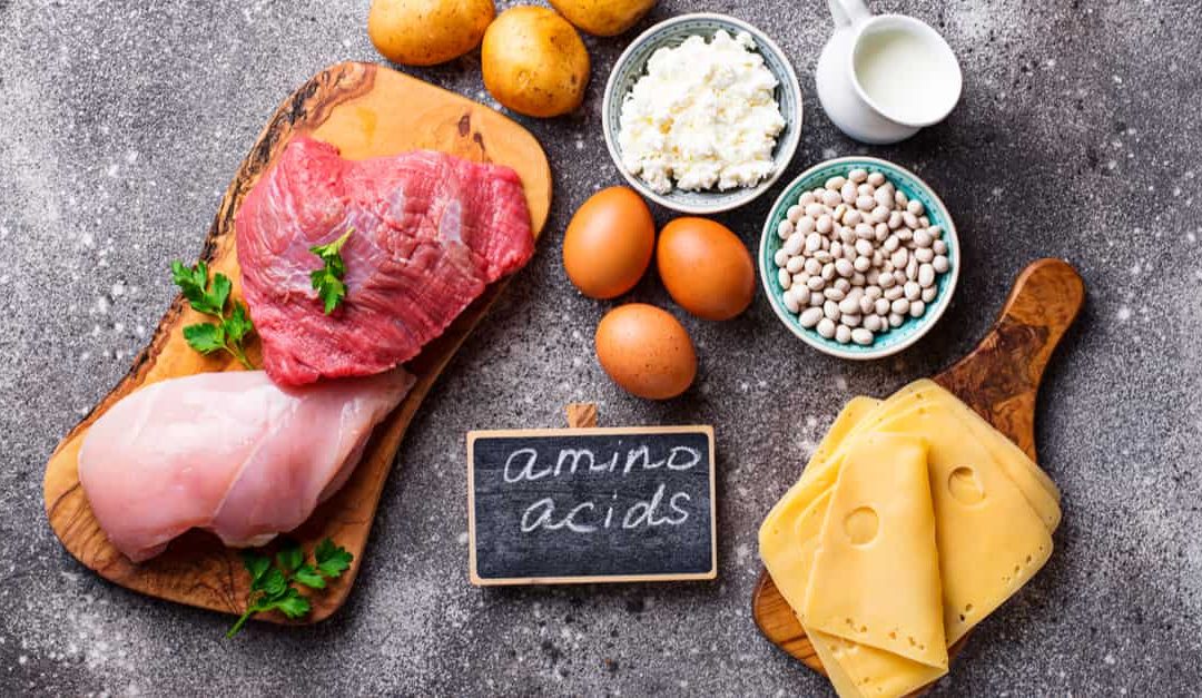 Products rich in amino acids.