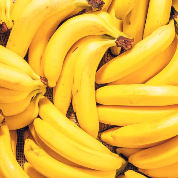 Bananas Bunches of bananas, a rich source of potassium