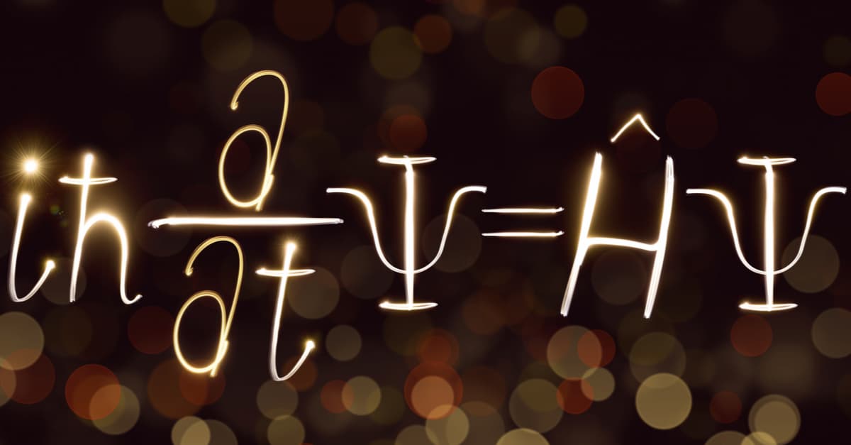 Quantum mechanics formula, SchrÃ¶dinger's equation