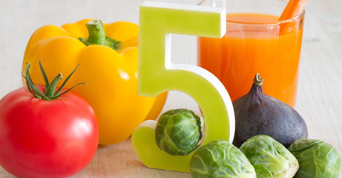Five a Day Five portions of fruit and veg a day are needed to ensure the correct intake of phytonutrients.