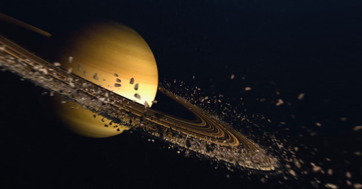 Rings of Saturn James Clerk Maxwell proved that the rings of Saturn were actually made up of orbiting debris and not fluid as previously believed.