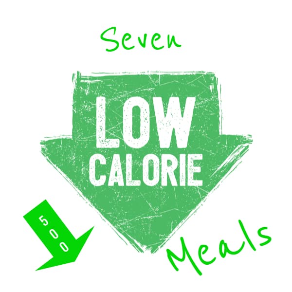 Seven low calorie meals, arrow under 500